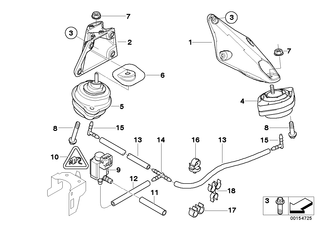 Genuine BMW 22113417489 E83 Heat Resistant Plate (Inc. X3) | ML Performance UK UK Car Parts