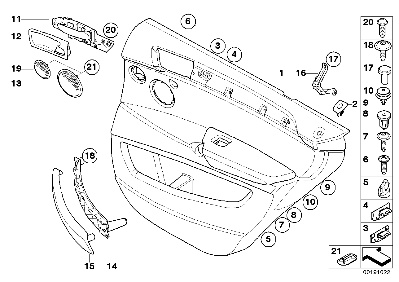 Genuine BMW 51419133434 E71 E72 TriCover, Pull Strap, Left CHATEAU (Inc. X6) | ML Performance UK UK Car Parts