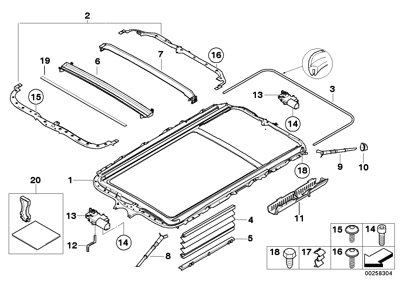 Genuine BMW 54137127569 F15 E61 Rubber Boot Strip (Inc. X5) | ML Performance UK UK Car Parts