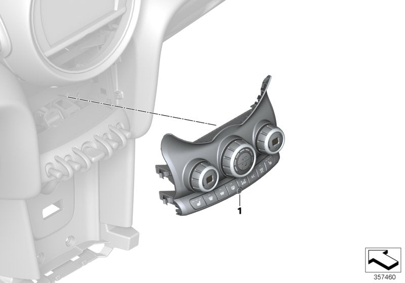 Genuine BMW 61319354510 F55 Automatic Air Conditioning Control (Inc. One First, Cooper SD & One D) | ML Performance UK UK Car Parts