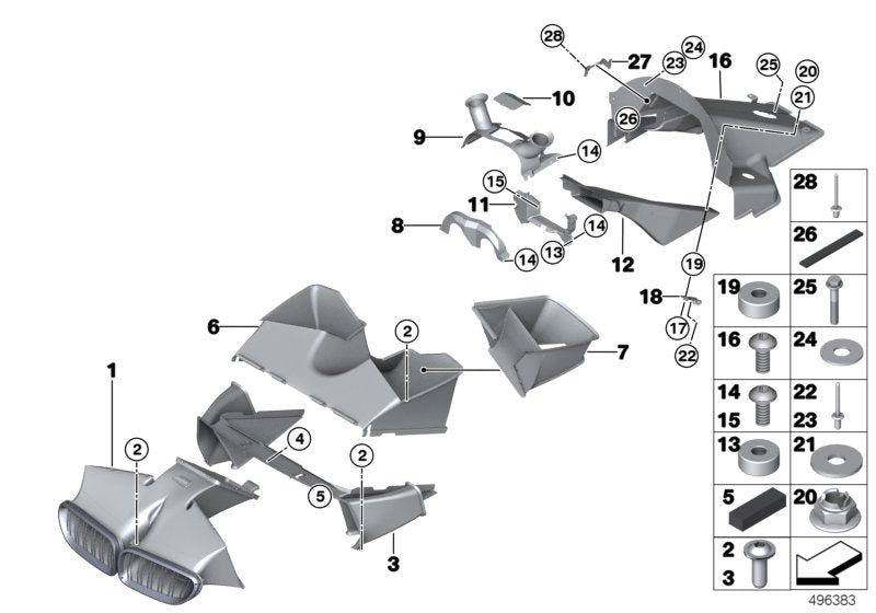 Genuine BMW 51748428667 Air Cleaner Housing AIR INTAKE 2018 (Inc. M6 GT3) | ML Performance UK UK Car Parts