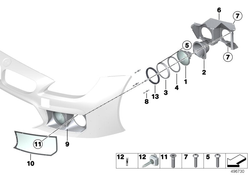 Genuine BMW 63178420573 Gasket Ring ADD. HEADLIGHT (Inc. M6 GT3) | ML Performance UK UK Car Parts