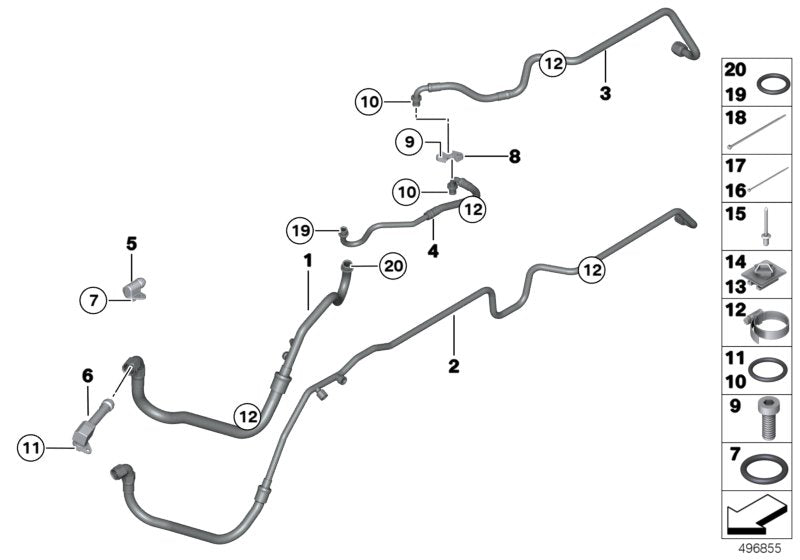 Genuine BMW 64008424510 Union COMPRESSOR D08 (Inc. M6 GT3) | ML Performance UK UK Car Parts