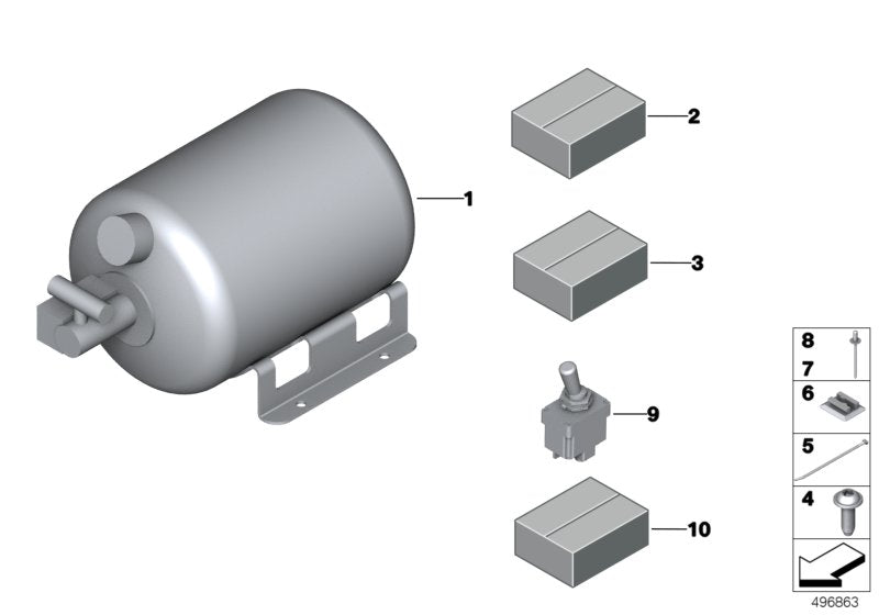 Genuine BMW 65728417737 Cable Harness FIRE EXTINGUISH (Inc. M6 GT3) | ML Performance UK UK Car Parts