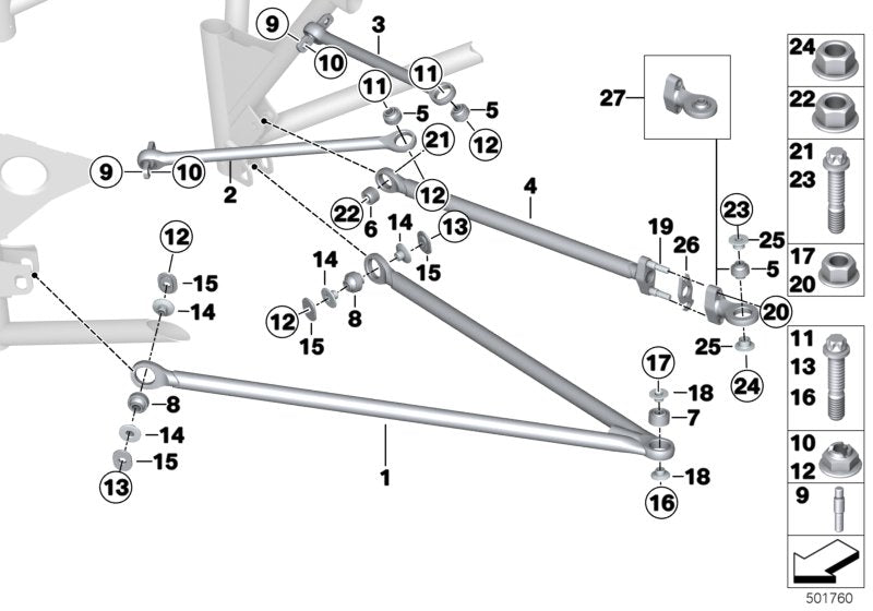 Genuine BMW 33408420378 Adjusting Plate 4,4 mm (Inc. M6 GT3) | ML Performance UK UK Car Parts