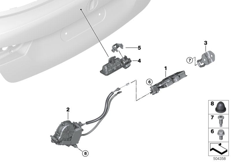 Genuine BMW 07147233975 F40 EWB Fillister-Head Screw M8 (Inc. 318ti, X5 M50dX & 225xe) | ML Performance UK UK Car Parts
