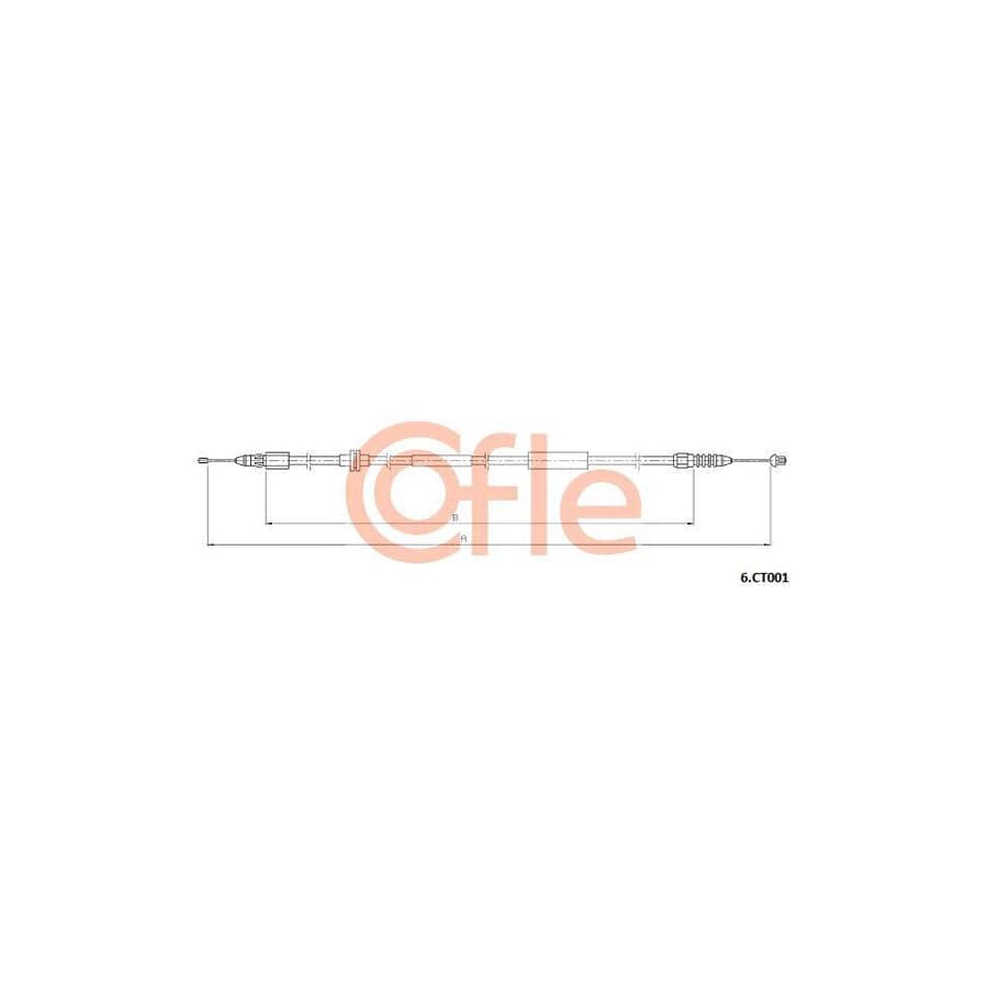 Cofle 92.6.Ct001 Bonnet Cable
