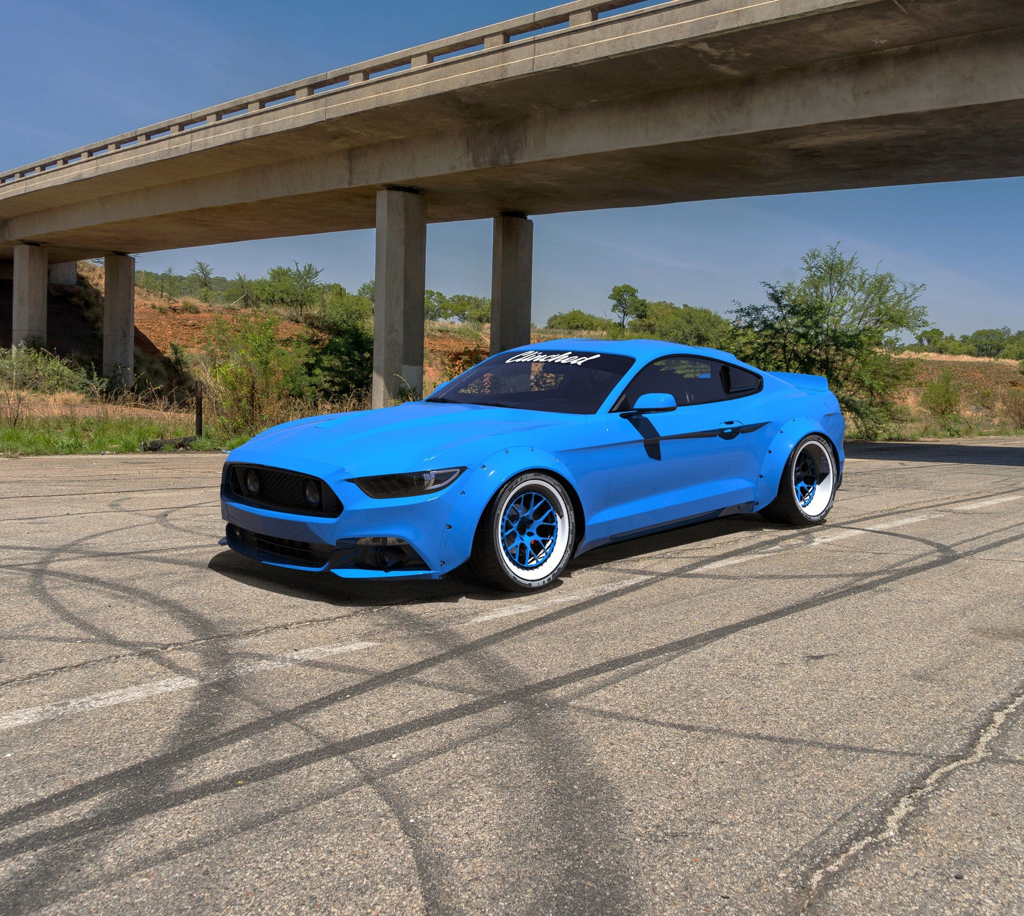 Clinched “New School XL” 4cm/1.6″ Fender Flares