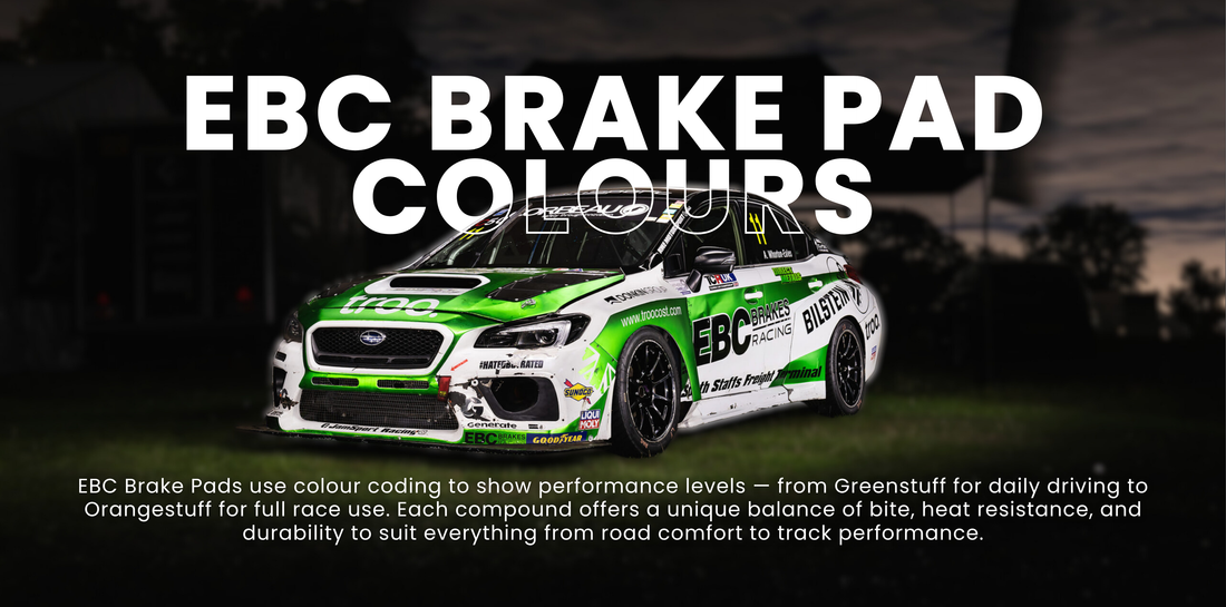 Colour-coded EBC Brake Pads - What do they Mean?