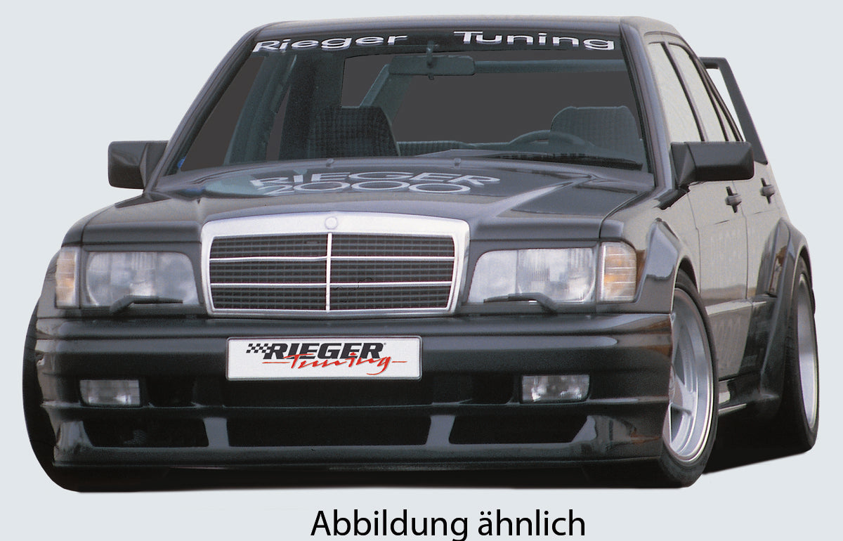 Rieger 00026010 Mercedes 190 E (W201) Front Bumper for Serial Grille