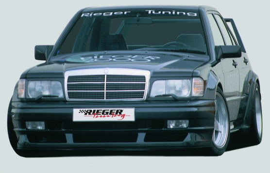 Rieger 00026011 Mercedes 190 E (W201) Front Bumper for Serial Grille