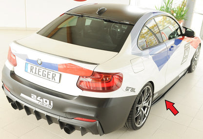 Rieger 00035103 Side Skirt Approach For Original M-Package Side-Skirt