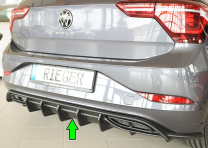 Rieger 00047226 Rear Skirt Insert For Original Exhaust Silencer