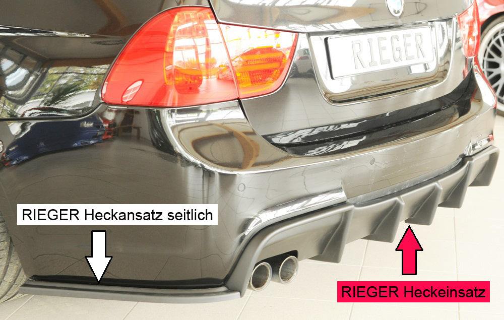 Rieger 00053544 Rear Skirt Insert Only For Original M-Package Rear Bumper
