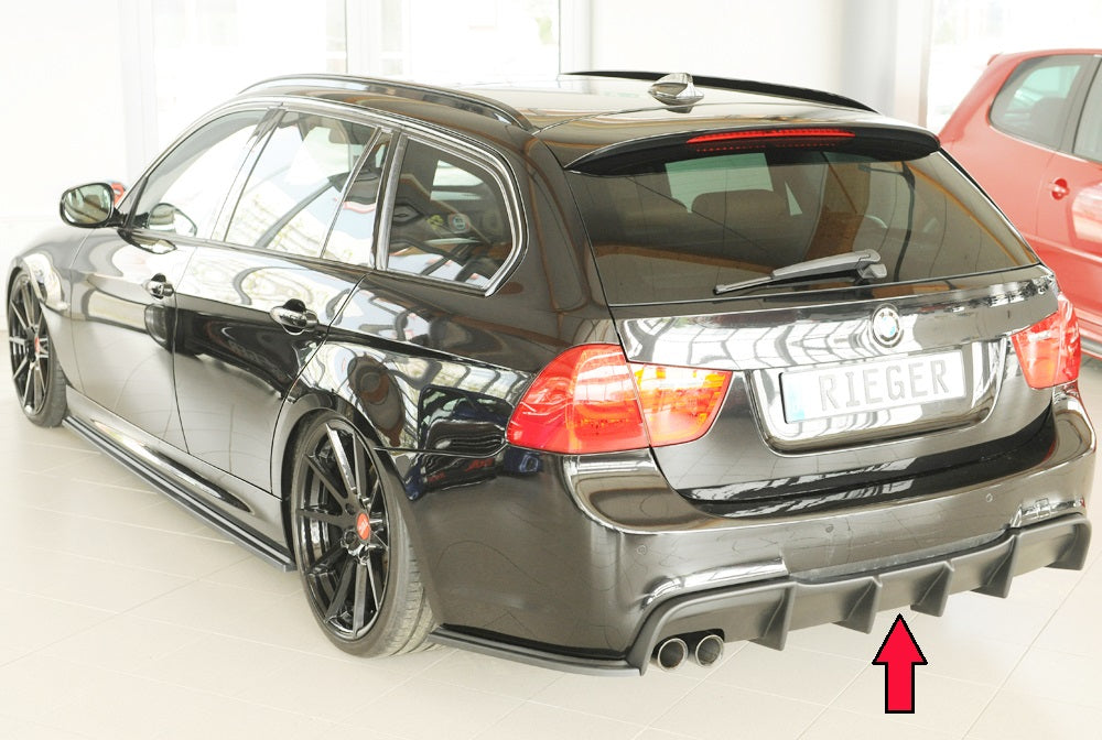 Rieger 00053544 Rear Skirt Insert Only For Original M-Package Rear Bumper