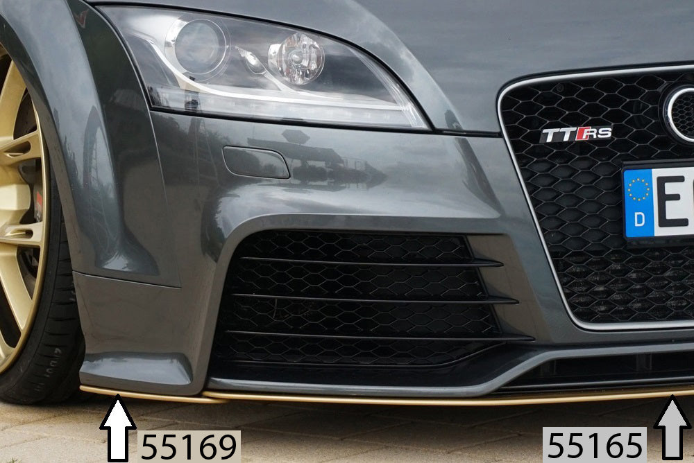 Rieger 00055169 Splitter Laterally, Right For Orig. Frontbumper Audi Tt Rs (8J)