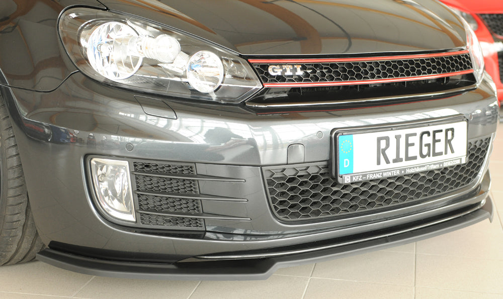 Rieger 00059528 Front Splitter Only For Gti/Gtd For Orig. Frontbumper