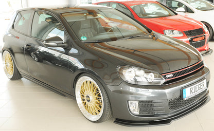 Rieger 00059528 Front Splitter Only For Gti/Gtd For Orig. Frontbumper