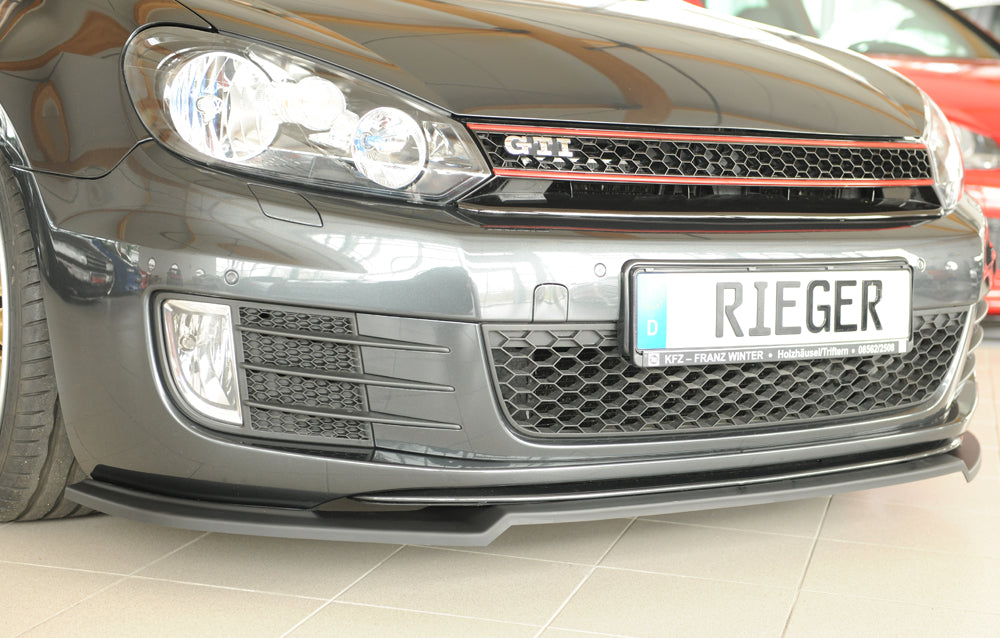 Rieger 00059528 Front Splitter Only For Gti/Gtd For Orig. Frontbumper