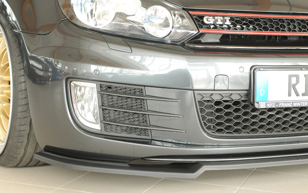 Rieger 00059528 Front Splitter Only For Gti/Gtd For Orig. Frontbumper