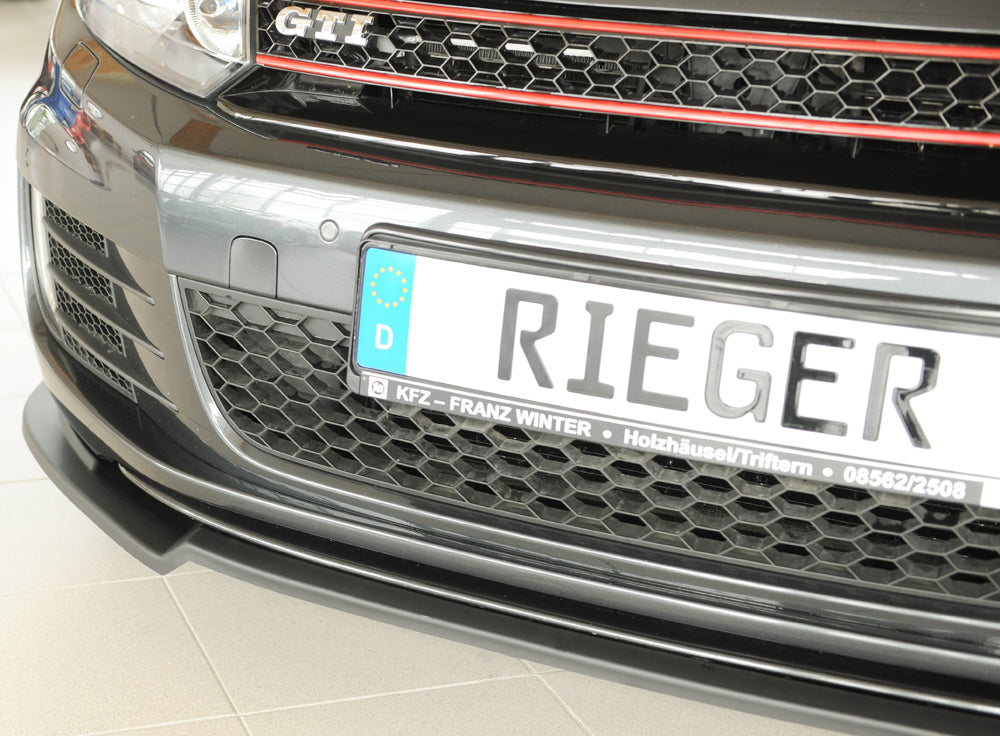 Rieger 00059528 Front Splitter Only For Gti/Gtd For Orig. Frontbumper