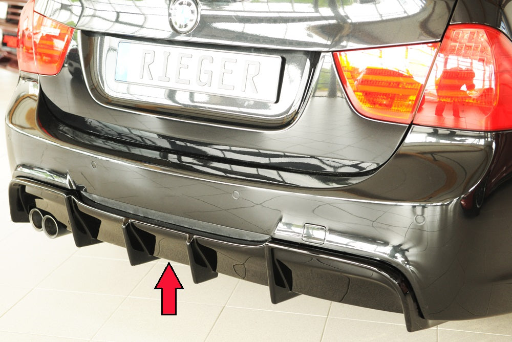 Rieger 00088401 Rear Skirt Insert Only For Original M-Package Rear Bumper