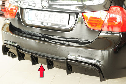 Rieger 00088401 Rear Skirt Insert Only For Original M-Package Rear Bumper