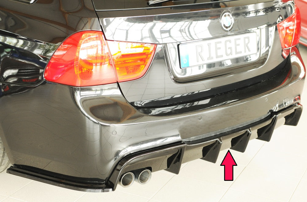 Rieger 00088401 Rear Skirt Insert Only For Original M-Package Rear Bumper