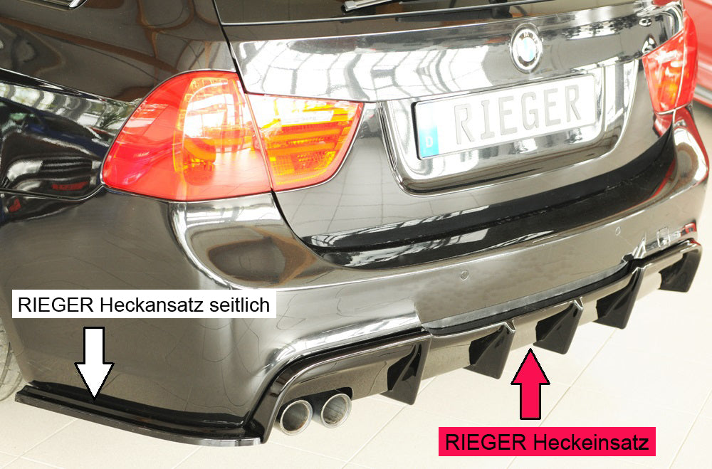 Rieger 00088401 Rear Skirt Insert Only For Original M-Package Rear Bumper