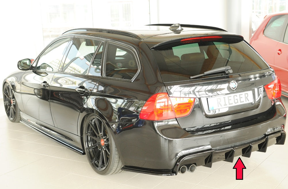 Rieger 00088401 Rear Skirt Insert Only For Original M-Package Rear Bumper