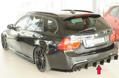 Rieger 00088401 Rear Skirt Insert Only For Original M-Package Rear Bumper