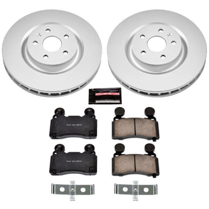 PowerStop Power Stop 10-15 Chevrolet Camaro Front Z17 Evolution Geomet Coated Brake Kit