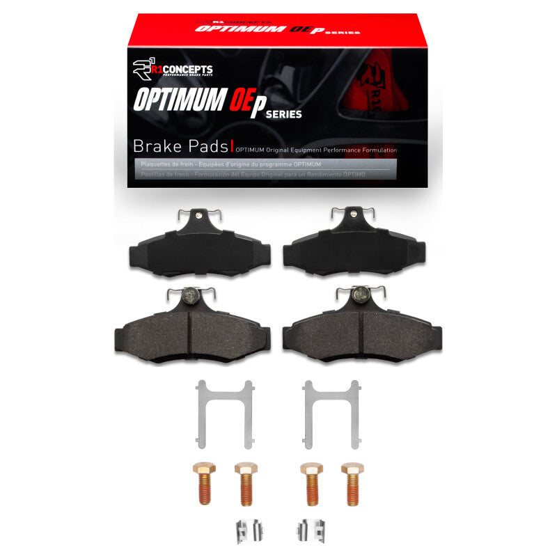 R1 Concepts R1 97-04 Daewoo Leganza Rear Optimum OE Pads & Hardware Kit
