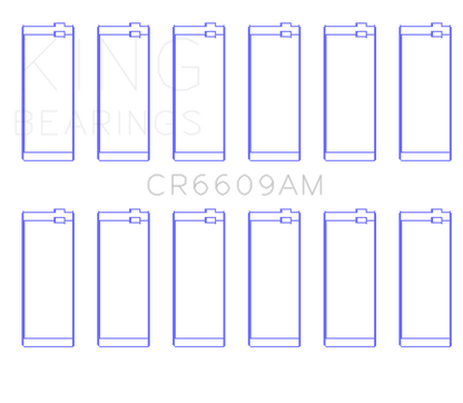 King Engine Bearings BMW M30/M32/B35 (Size +0.75mm) Connecting Rod Bearing Set