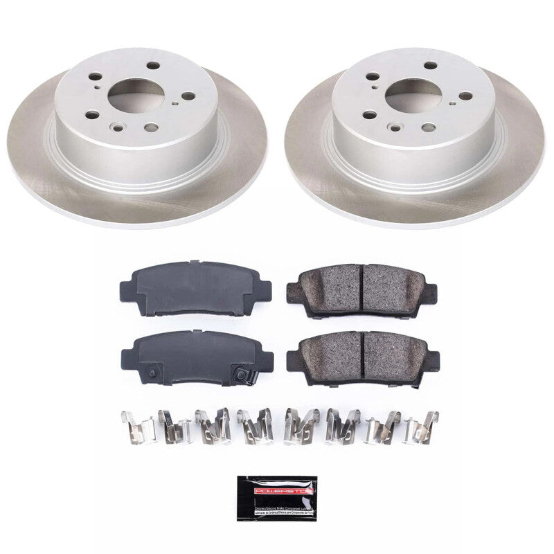PowerStop Power Stop 95-99 Toyota Avalon Rear Semi-Coated Rotor Kit