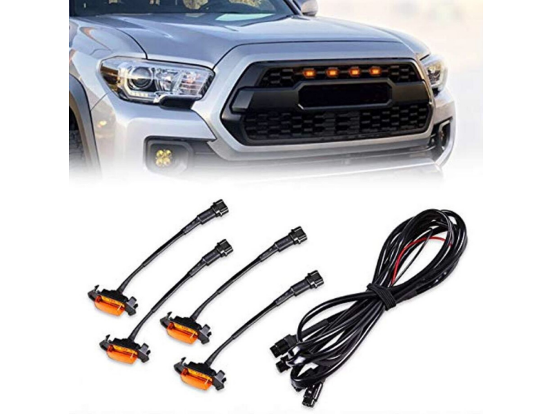 Cali Raised LED Cali Raised 16-23 Toyota Tacoma Trd Pro Grille Raptor Led Light Kit - W/ Add A Fuse