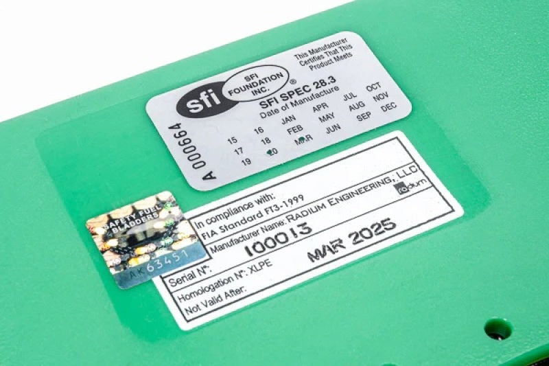 Radium Engineering R14A Fuel Cell - 14 Gallon