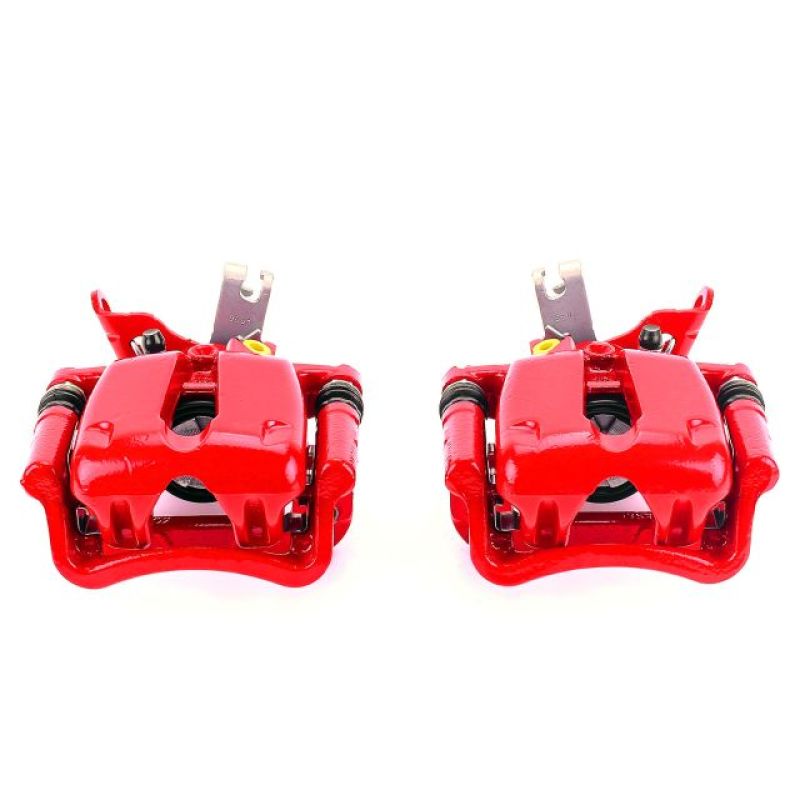 PowerStop Power Stop 14-15 Chevrolet Malibu Rear Red Calipers w/Brackets - Pair