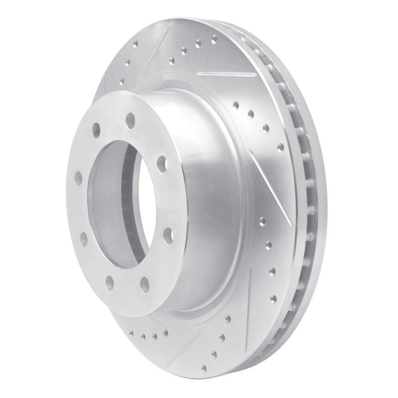 R1 Concepts R1 12-21 Nissan NV1500 Front Left Drilled & Slotted Silver Brake Rotor
