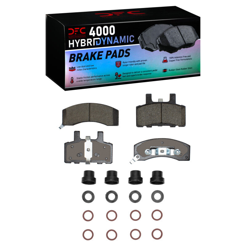 DFC 88-02 Chevrolet K2500 Suburban Front 4000 HybriDynamic Brake Pads and Hardware Kit