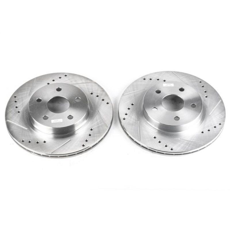 PowerStop Power Stop 96-00 Toyota RAV4 Front Evolution Drilled & Slotted Rotors - Pair