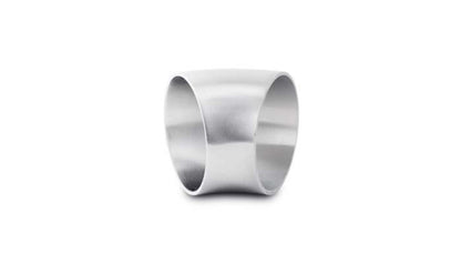 Vibrant 1.88in OD 45Deg Legless Elbow 304SS Brushed