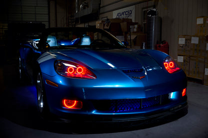 ORACLE Lighting Oracle Chevrolet Corvette C6 05-13 Halo Kit - ColorSHIFT w/ 2.0 Controller