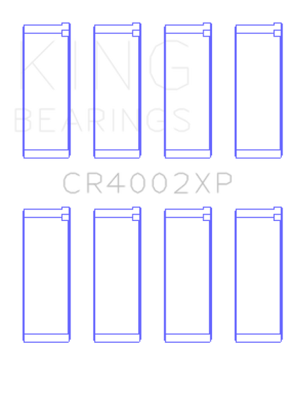 King Engine Bearings King Ford/Kia/Mazda DOHC 16 Valve/SOHC 16 Valve/SOHC 8 Valve Performance Rod Bearing Set - Size STD