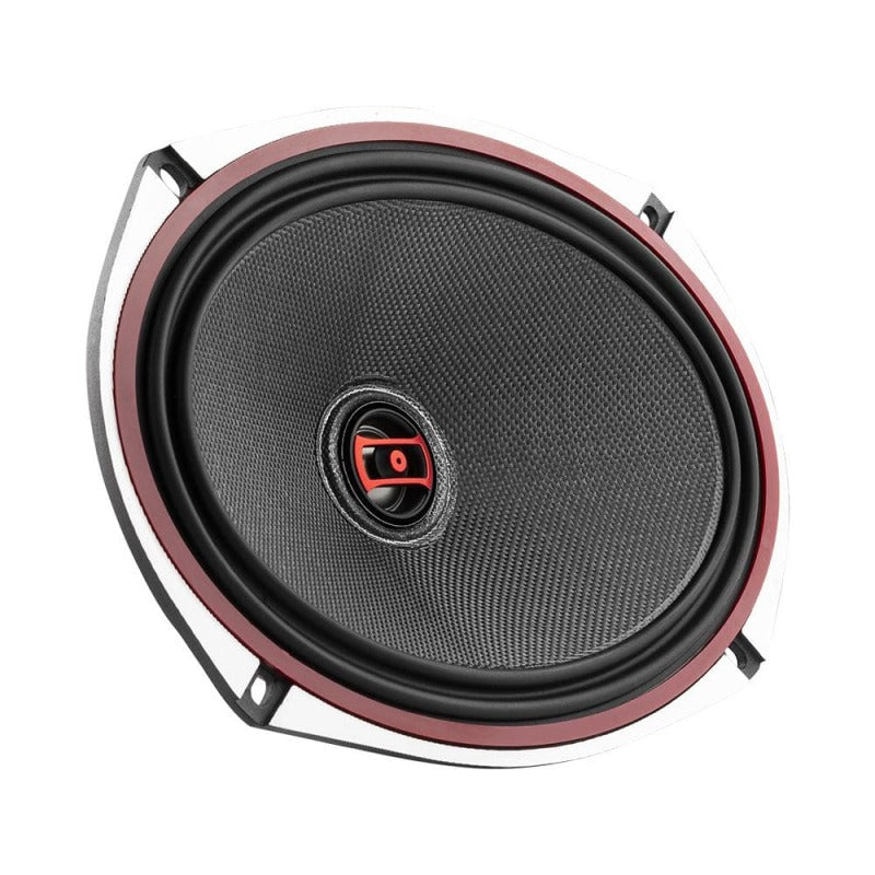 DS18 6x9in 160 Watts RMS 3 ohm 2-Way Coaxial Speakers And Component System w/ Fiberglass Cone