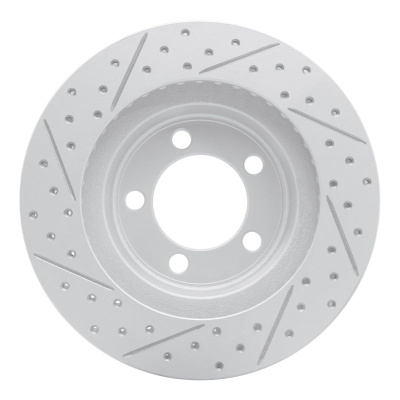 R1 Concepts R1 67-67 Ford Country Squire Front Right Drilled & Slotted Geo-Carbon Rotor