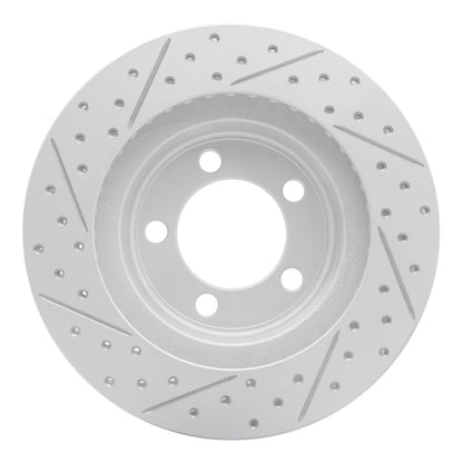 R1 Concepts R1 67-67 Ford Country Squire Front Right Drilled & Slotted Geo-Carbon Rotor