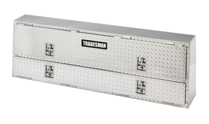 Tradesman Aluminum Professional Rail Top Mount L-Wing Box (72in.) - Brite