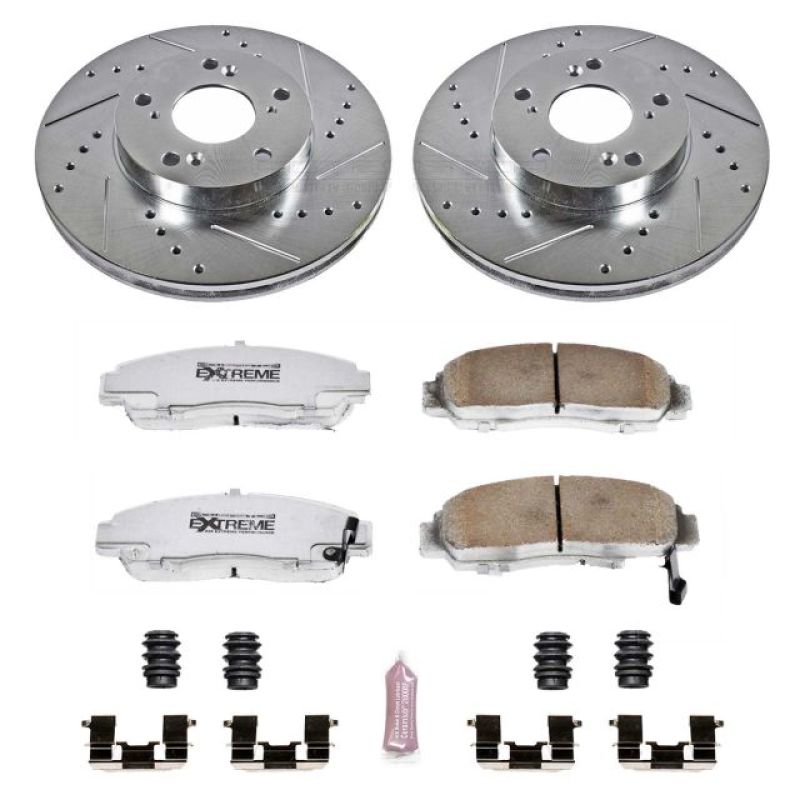 PowerStop Power Stop 03-07 Honda Accord Front Z26 Street Warrior Brake Kit