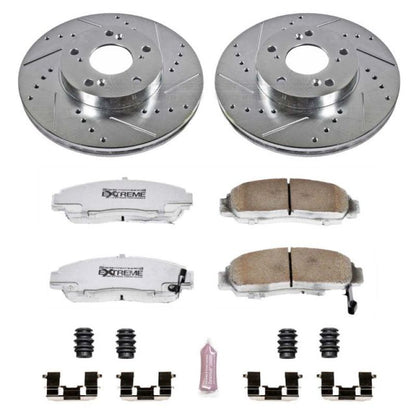 PowerStop Power Stop 03-07 Honda Accord Front Z26 Street Warrior Brake Kit
